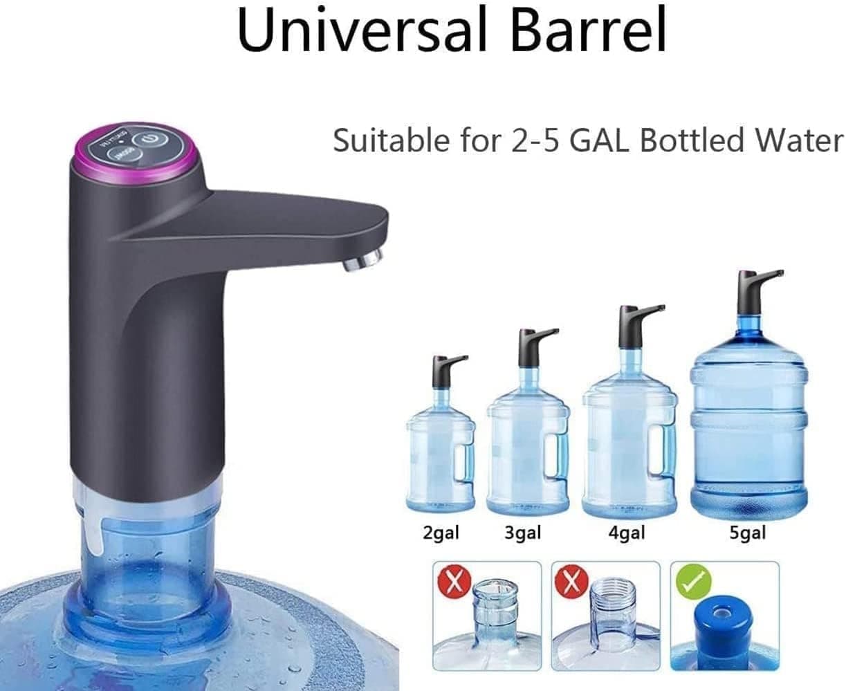 Electric Water Bottle Pump | USB Rechargeable Dispenser – Dubai UAE