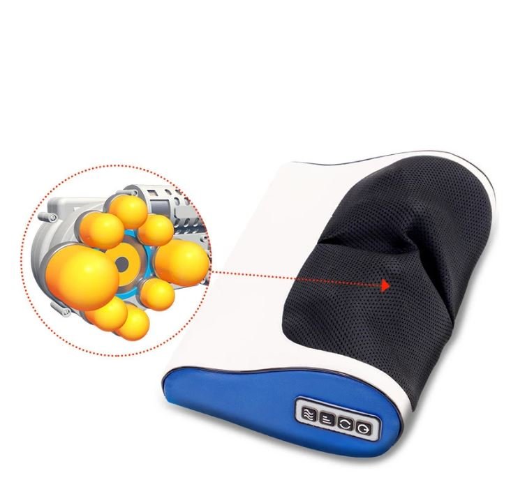 Electric Massage Pillow – Multifunctional Neck, Back & Waist Massager
