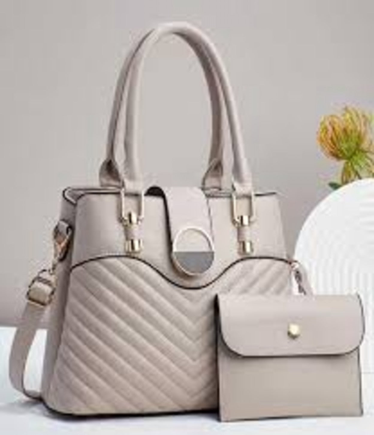 Ladies PU Leather Handbag – Stylish Crossbody Shoulder Bag for Women & Girls
