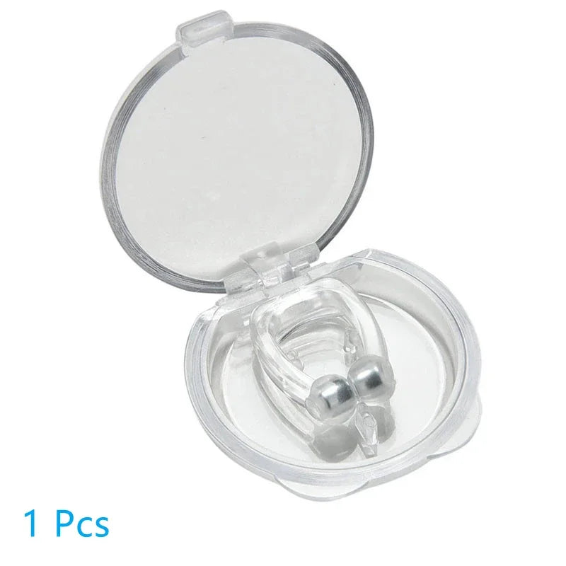 Magnetic Anti-Snore Nose Clip – Easy Breathe Sleeping Aid with Case