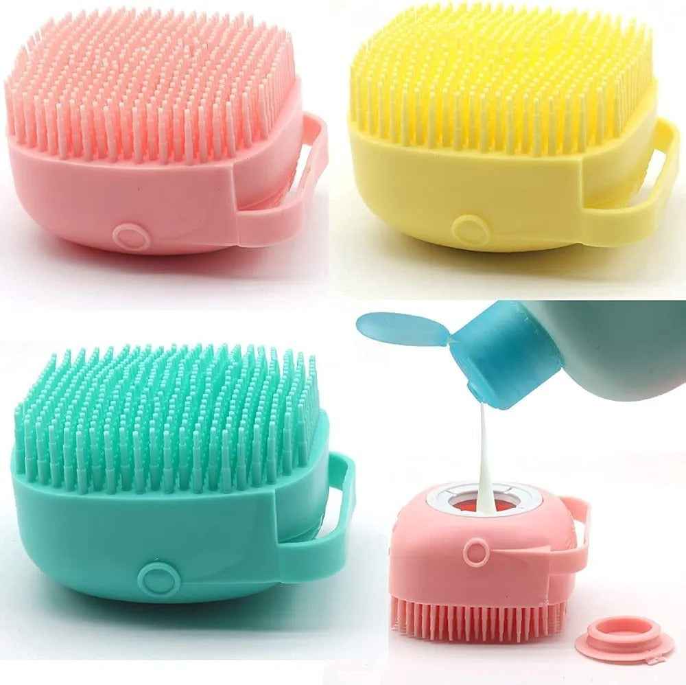 Silicone Bath Brush & Back Scrubber Bundle โ Deep Cleansing Body Care Set
