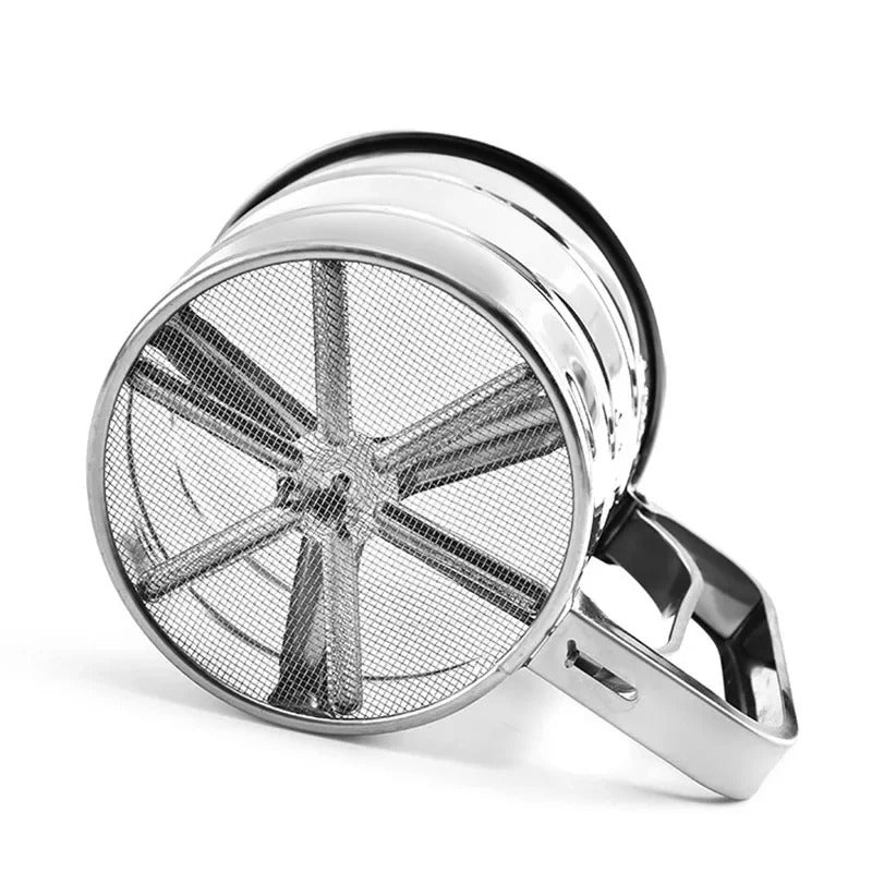 Stainless Steel Flour Sieve Cup – Handheld Baking Sifter