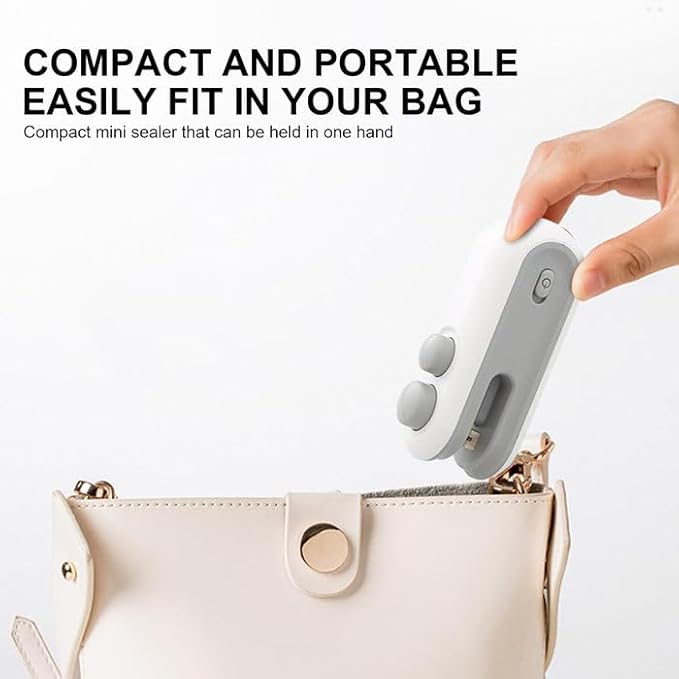 Portable USB Rechargeable Mini Bag Sealer & Cutter