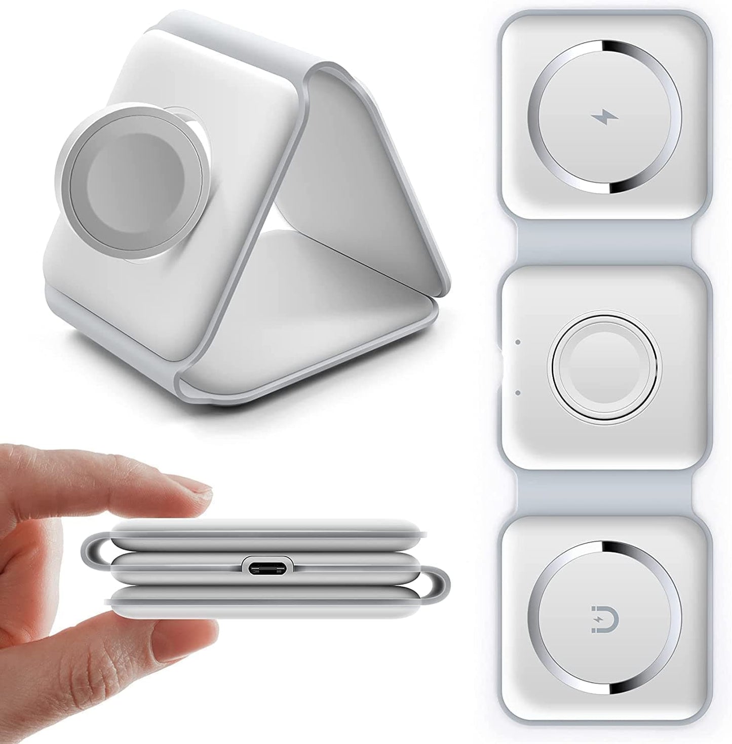 3-in-1 Wireless Charging Station – Phone, Watch & AirPods