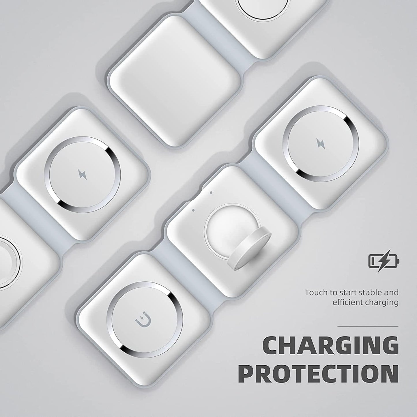3-in-1 Wireless Charging Station – Phone, Watch & AirPods