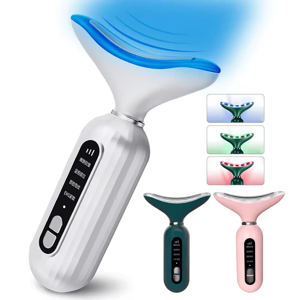 3-in-1 LED Photon Therapy Face & Neck Lifting Device