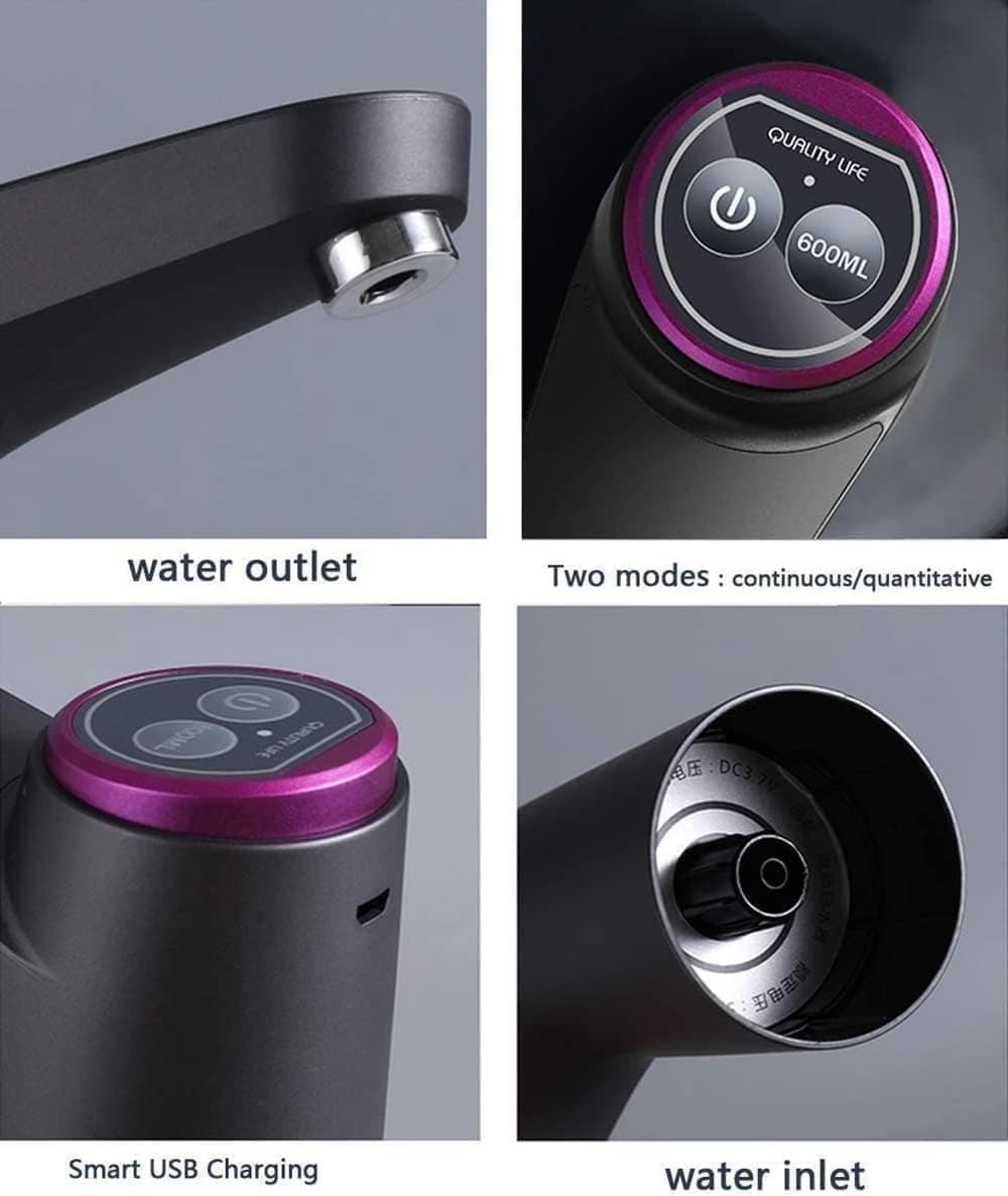 Electric Water Bottle Pump | USB Rechargeable Dispenser – Dubai UAE