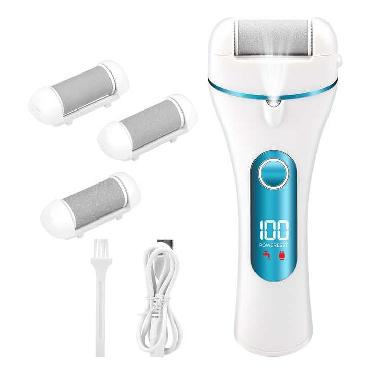 Electric Foot File & Callus Remover – Rechargeable Pedicure Tool