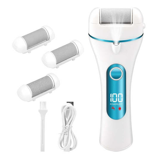 Electric Foot File & Callus Remover – Rechargeable Pedicure Tool