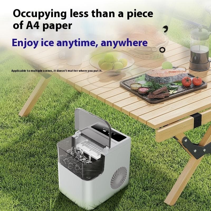 Portable Ice Maker Machine – 9 Bullet Ice Cubes in 6 Min