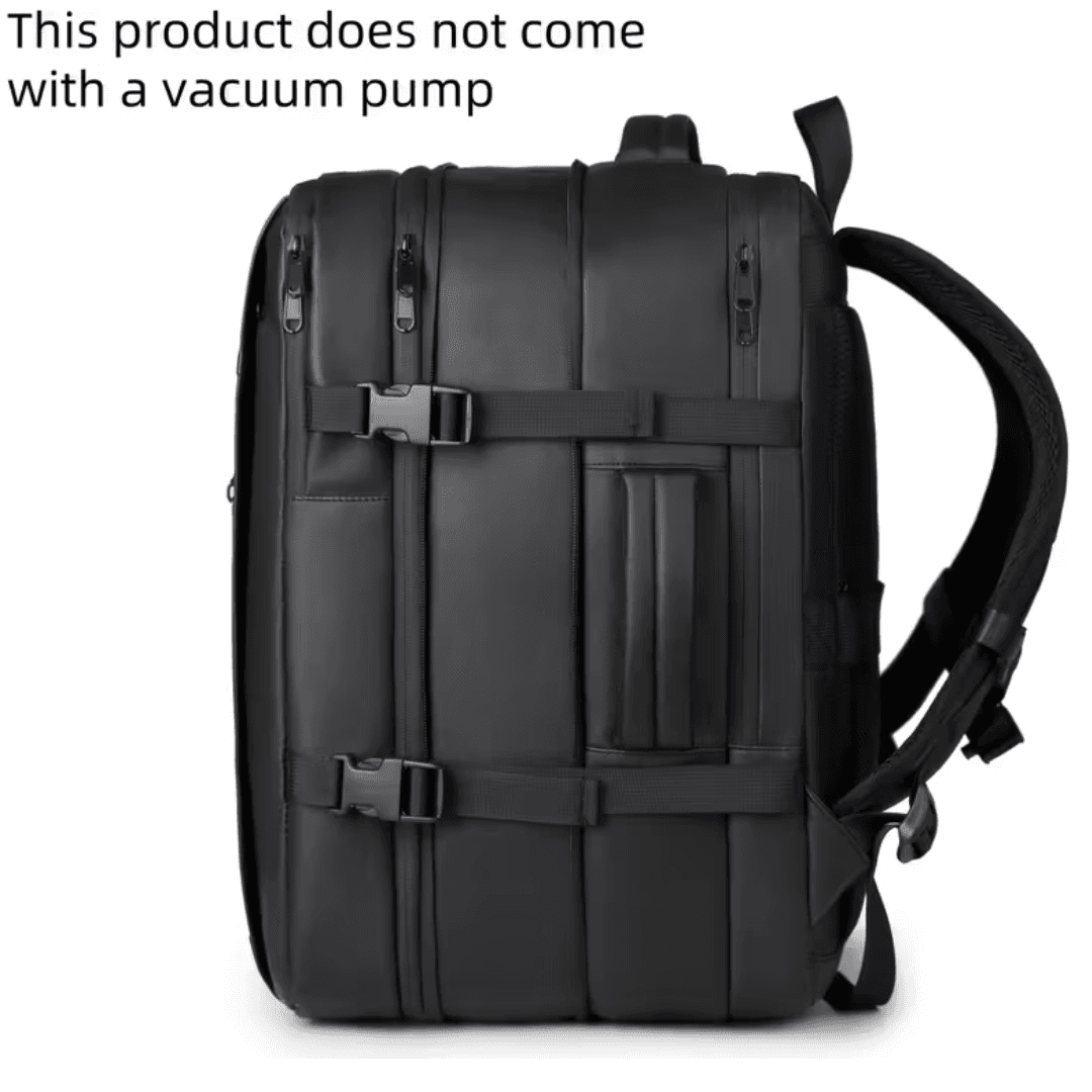Vacuum Compression Travel Backpack 17" | Built-in Air Pump