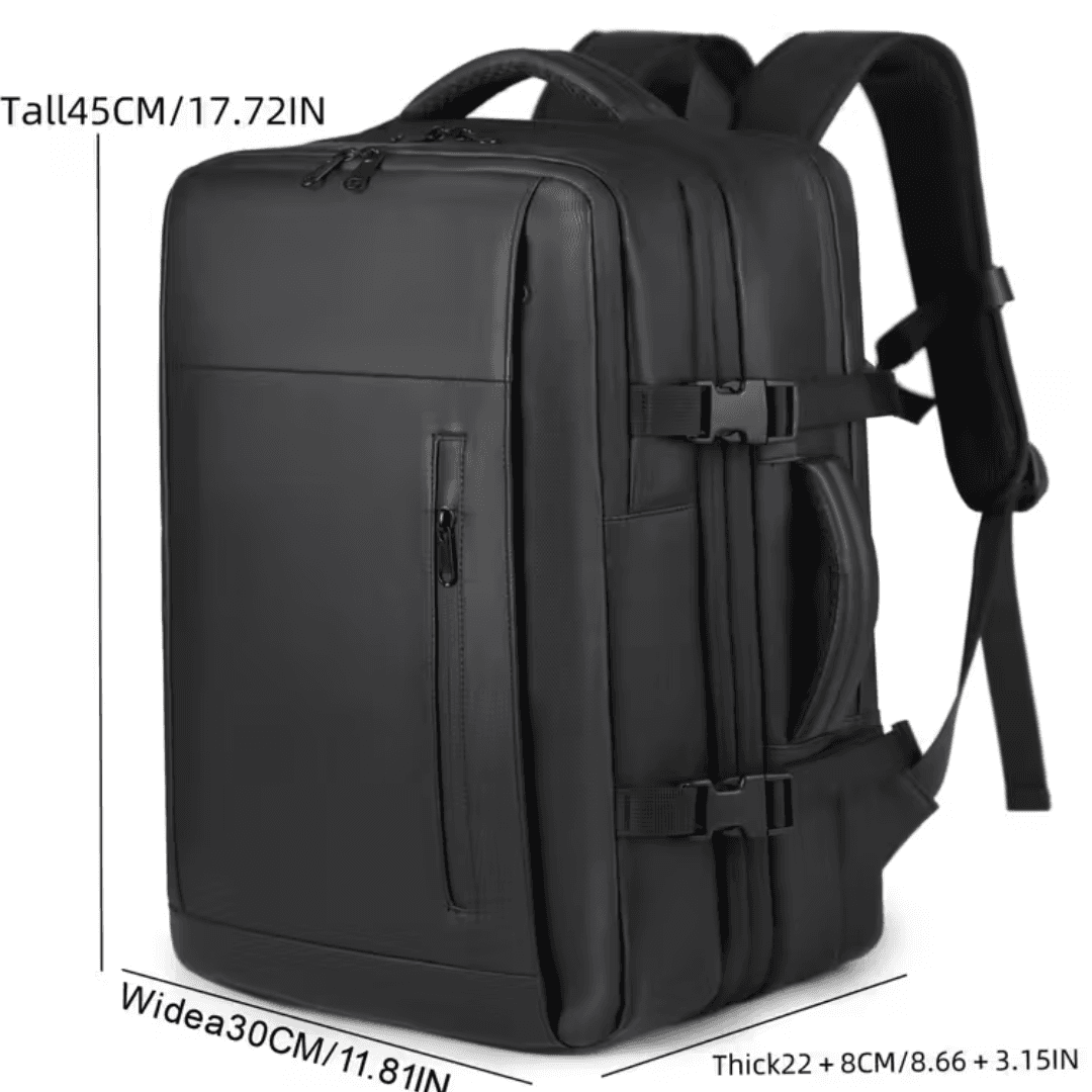 Vacuum Compression Travel Backpack 17" | Built-in Air Pump