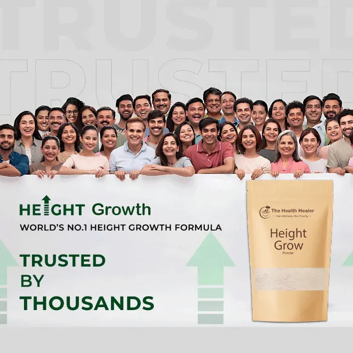 Herbal Height Growth Powder – Natural Height Booster Supplement for Teens & Adults