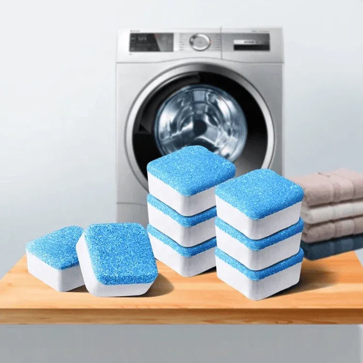 Washing Machine Cleaner Tablets – Pack of 12 | Deep Clean & Deodorize All Washers
