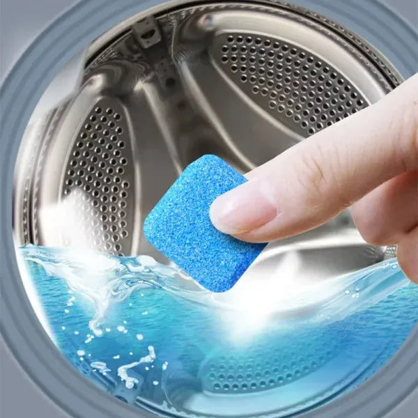 Washing Machine Cleaner Tablets – Pack of 12 | Deep Clean & Deodorize All Washers
