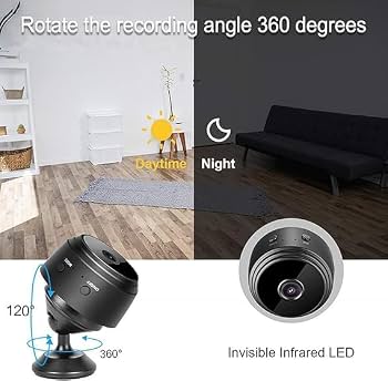 A9 Mini Wireless Security Camera – 1080P HD WiFi Smart Surveillance Camera