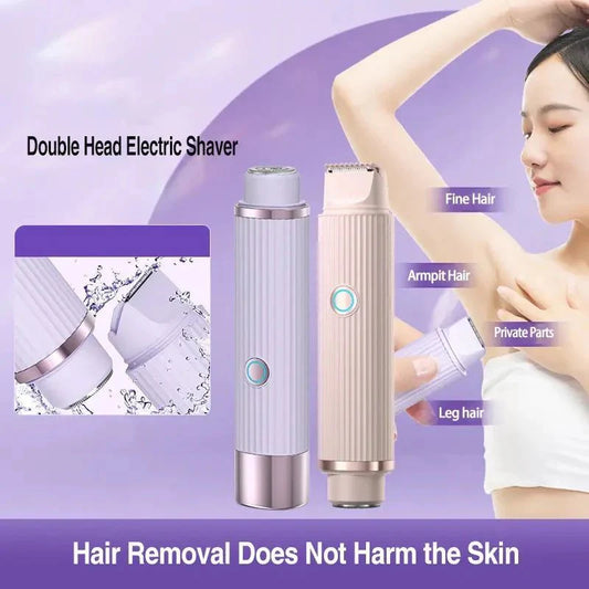 Double Head Electric Shaver – Wet & Dry Rechargeable | IPX7 Waterproof