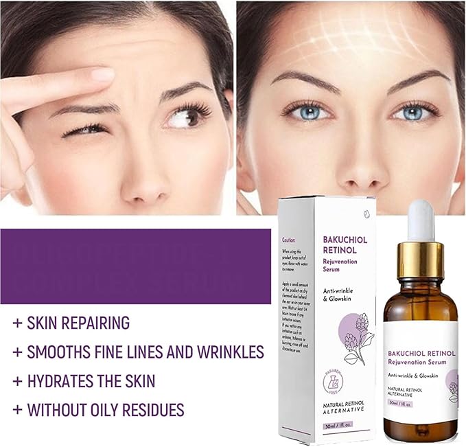 Venature Bakuchiol Retinol Rejuvenation Serum – Anti-Aging Facial Serum 30ml