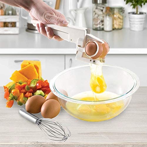 Handheld Egg Cracker & Separator Tool – BPA-Free Kitchen Gadget