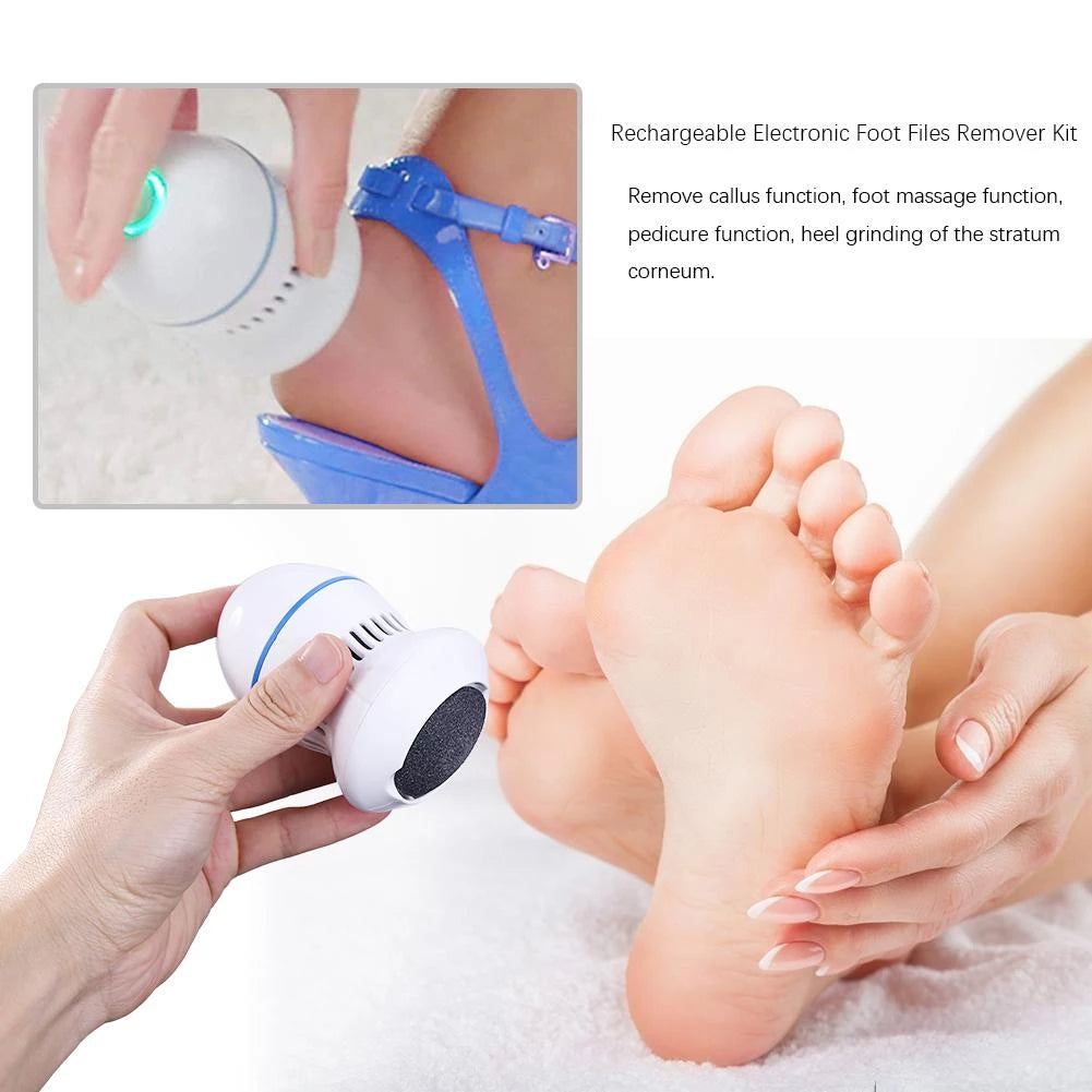 Electric Callus Remover – USB Rechargeable Foot Exfoliator for Smooth Feet
