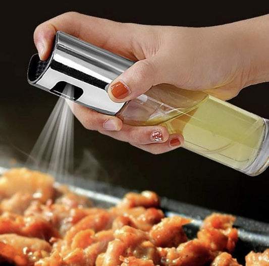 Glass Oil Spray Bottle – Fine Mist Pump Sprayer for Healthy Cooking