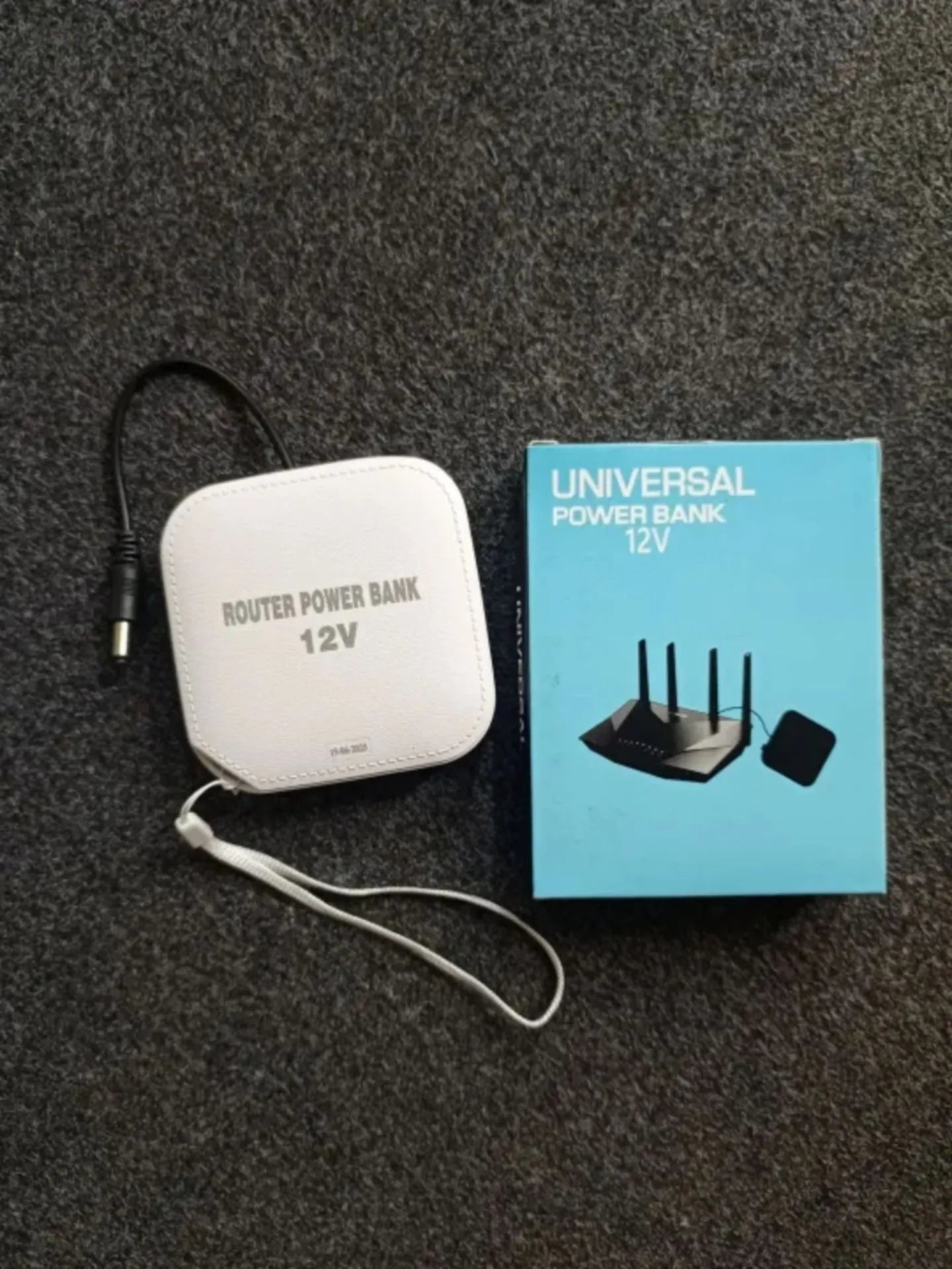 Wifi Router Power Bank 20000mAh – 9V/12V Backup for Uninterrupted Internet