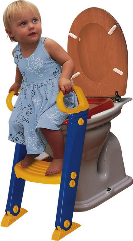 Children Toilet Training Ladder – Foldable Potty Step Stool with Handrails