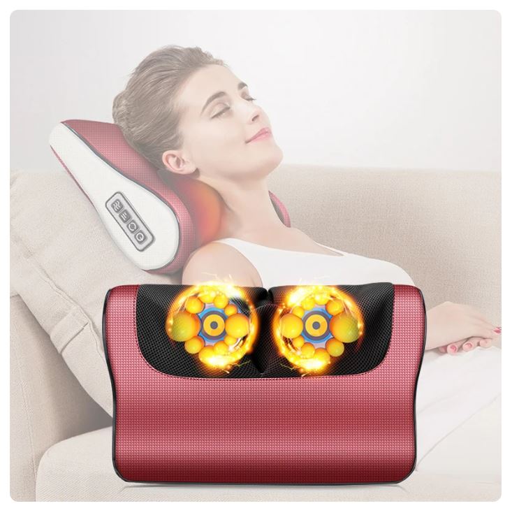 Electric Massage Pillow – Multifunctional Neck, Back & Waist Massager