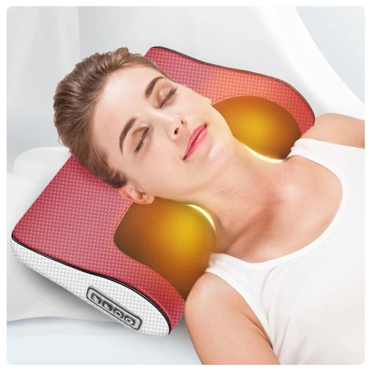 Electric Massage Pillow – Multifunctional Neck, Back & Waist Massager