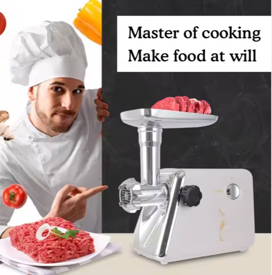 Electric Meat Grinder – High-Power Multi-Purpose Food Mincer