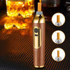 Electric Cigarette Lighter – USB Rechargeable Windproof Heater with Storage