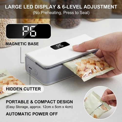Smart Sealer LS-245 – Mini Bag Sealer for Food Freshness | Portable Kitchen Tool