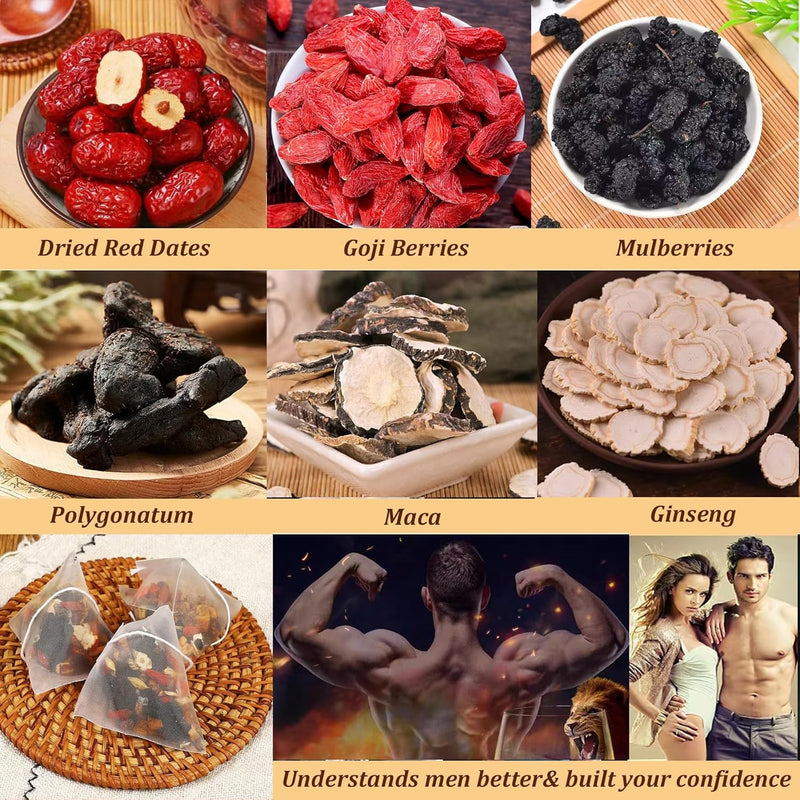 Ginseng Five Treasure Herbal Tea – Kidney Health & Wellness Blend