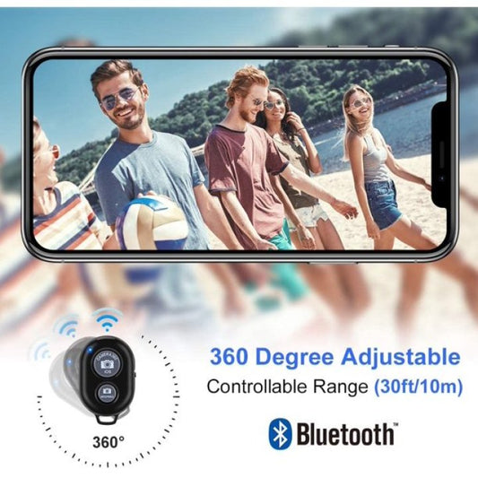 Bluetooth Shutter Remote Control – Selfie Button for iOS & Android | 10m Range
