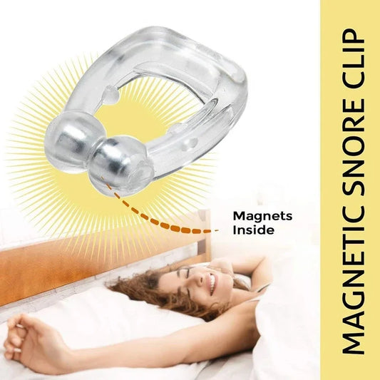 Magnetic Anti-Snore Nose Clip – Easy Breathe Sleeping Aid with Case