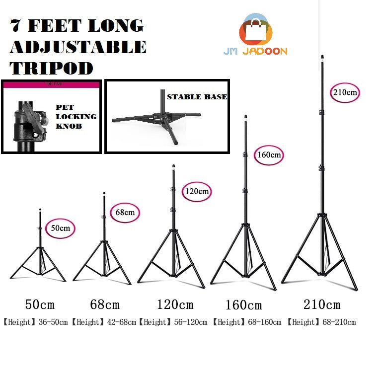 Ring Light with 7ft Tripod Stand & Mobile Holder – 26CM/36CM/45CM LED Selfie Light