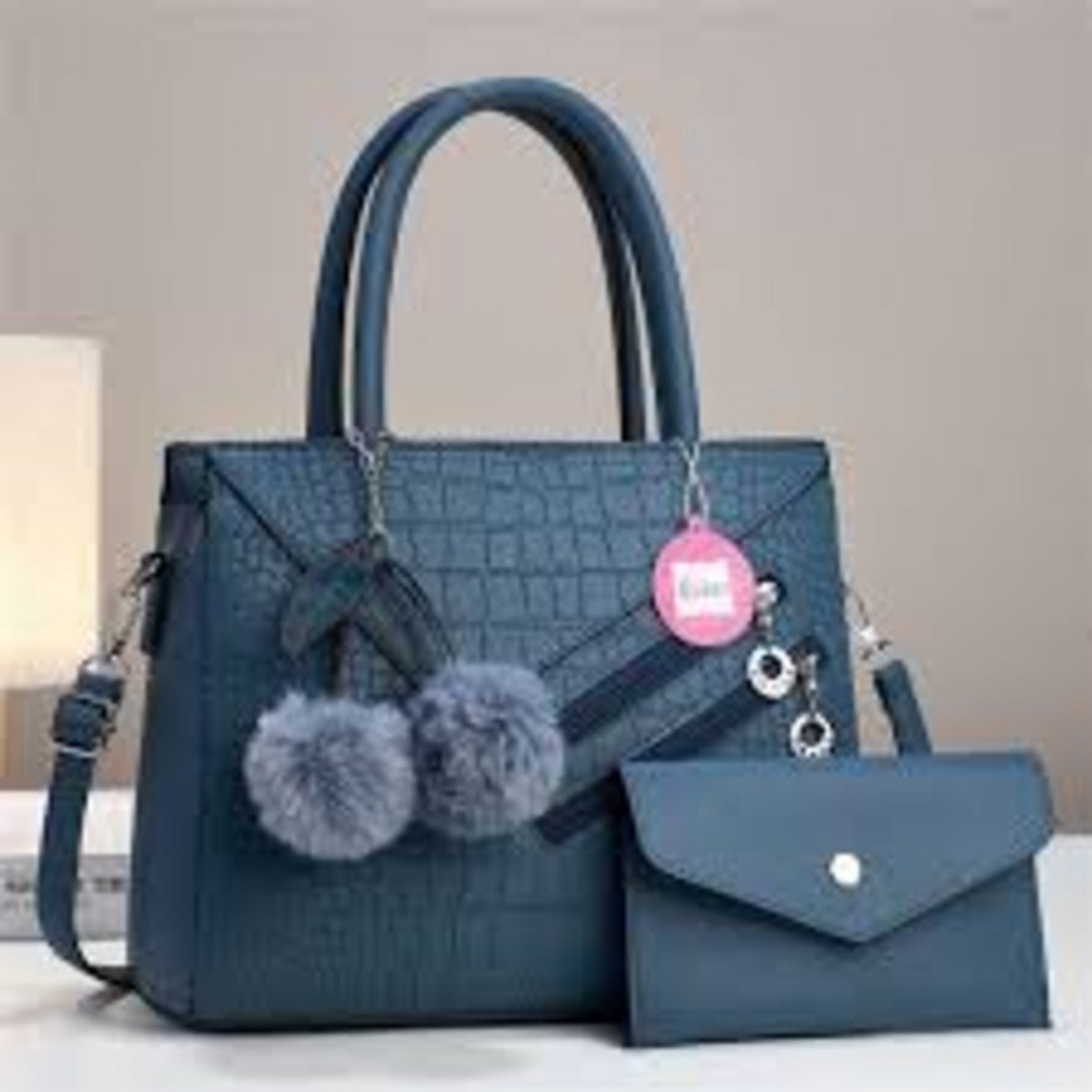 Ladies PU Leather Handbag – Stylish Crossbody Shoulder Bag for Women & Girls