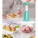 Manual Hand Press Food Chopper – 700ml Vegetable Onion Cutter with Steel Blades