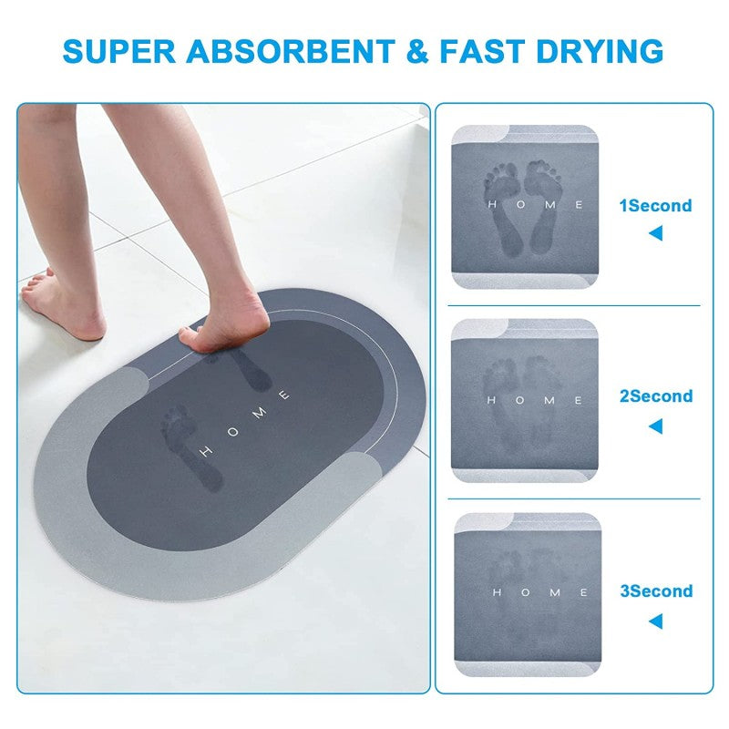Bath Mat – Water Absorbent Non-Slip Bathroom Carpet | 24x16 Inch Random Designs