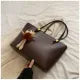 Ladies Large-Capacity Tote Shoulder Handbag – Brown