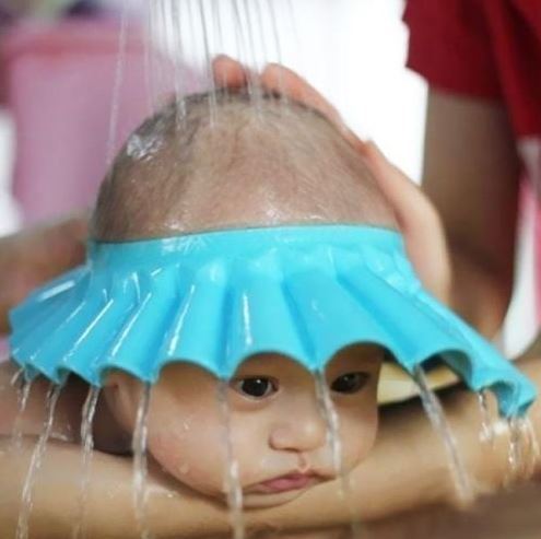 Baby Shampoo Bath Shower Cap – Adjustable Waterproof Visor with Ear Protection