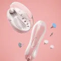 6-in-1 Electric Baby Nail Trimmer with LED Light – Safe Manicure & Pedicure for Newborns & Infants