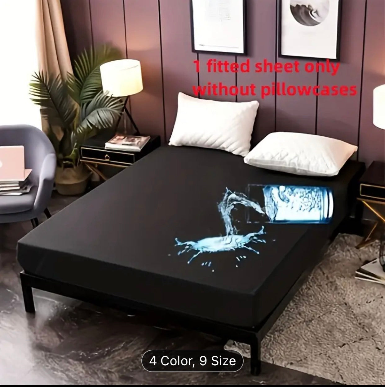 Waterproof Mattress Protector Cover – Single Queen King | 360° Elastic Fitted