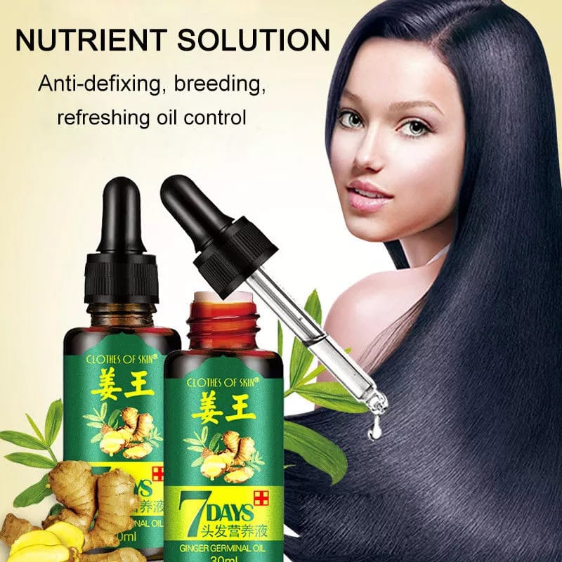 7 Days Hair Growth Germinal Serum Oil – Natural Fast Growth Treatment 30ml