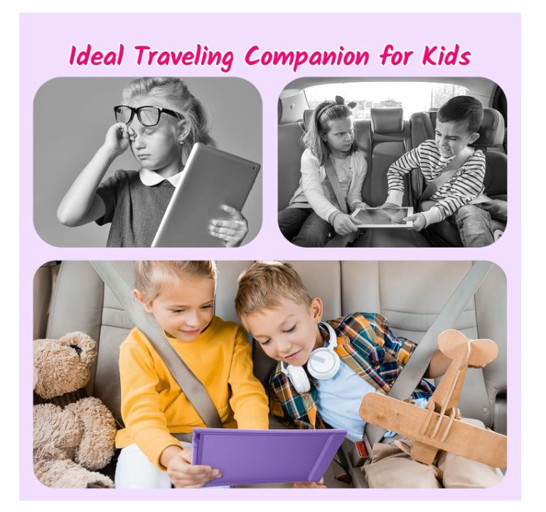 LCD Writing Tablet for Kids – 12 Inch Erasable Drawing Pad with Stylus