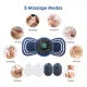 Mini Butterfly Massager – 8 Modes 19 Levels EMS TENS Therapy for Neck & Back Pain Relief