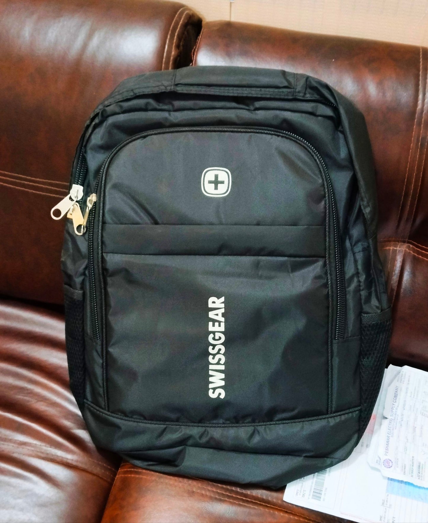 Premium Laptop Backpack – 16.5 Inch Water Resistant Travel Bag | Black, Blue & Grey
