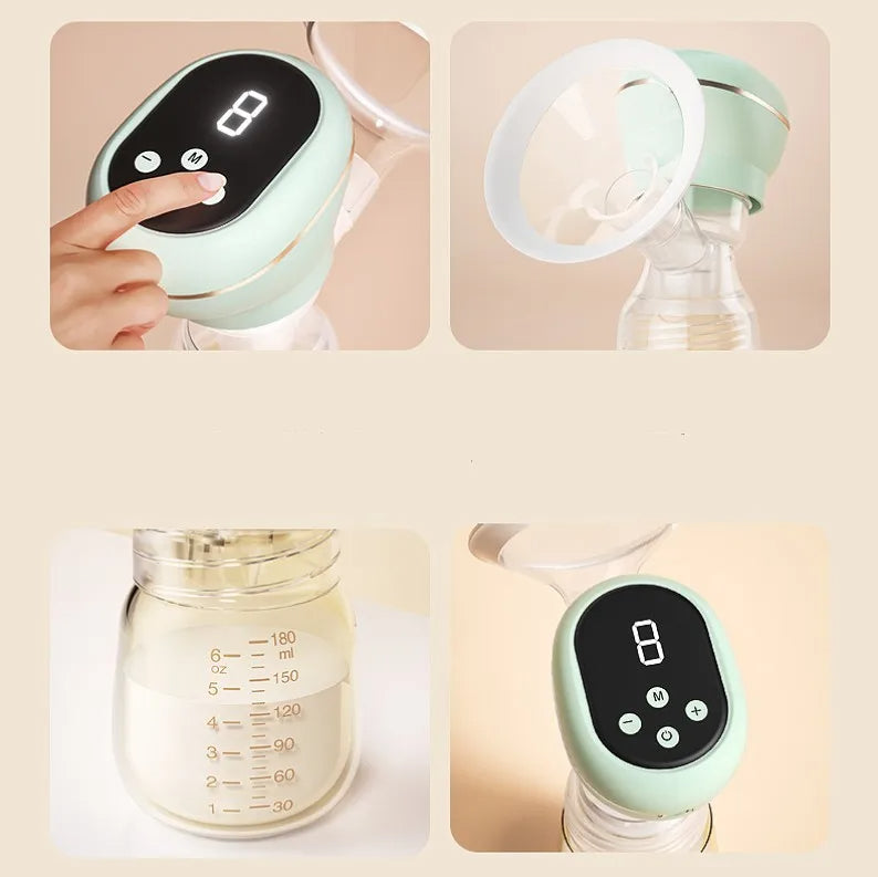 Electric Breast Pump 160ml – Rechargeable Wireless Silent Breastfeeding Pump