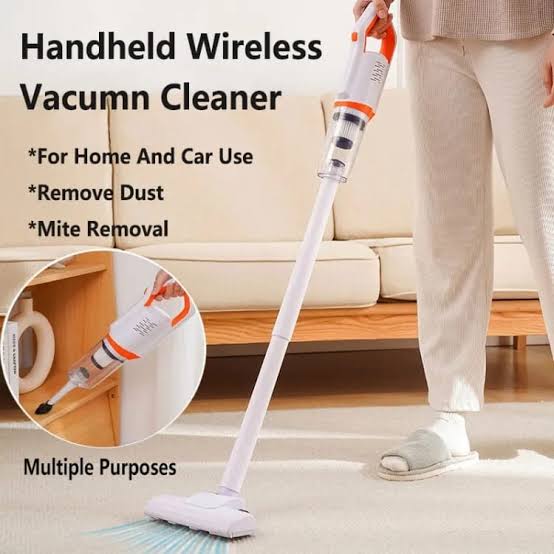 3-in-1 Wireless Vacuum Cleaner – 120W 7500PA Cordless Handheld with LED & HEPA Filter
