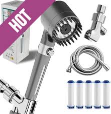 High Pressure 3-Mode Shower Head – Hair Dryer Design with Filter & Massage